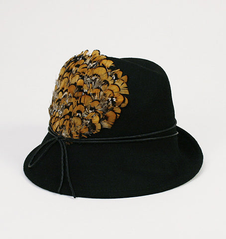 black bird hat