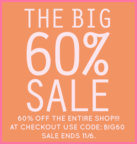 Big 60% Sale