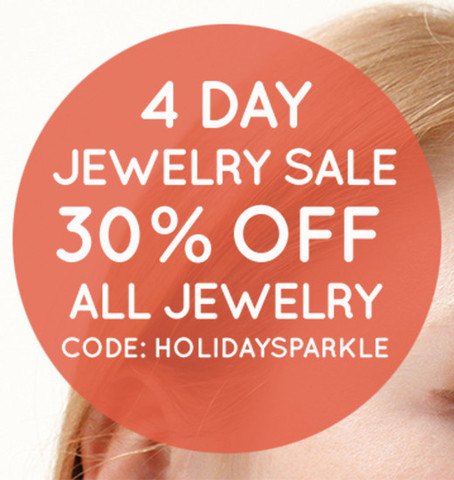 Holiday Sparkle Jewelry Sale