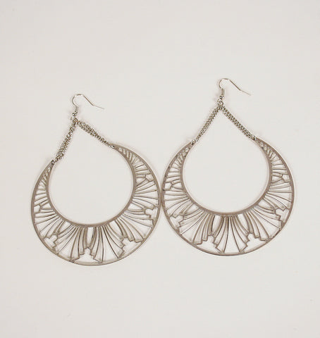 nela earrings in silver