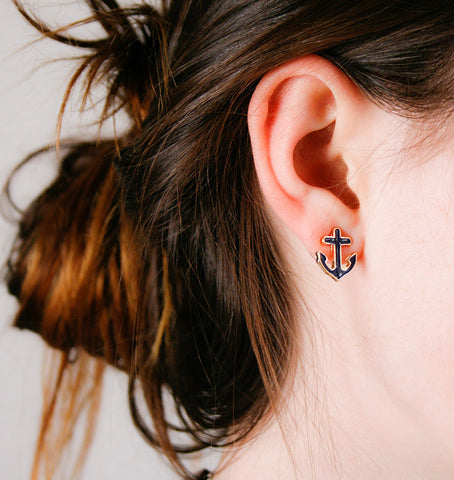 anchors away earrings